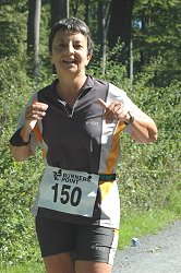 Karin beim Lauf
