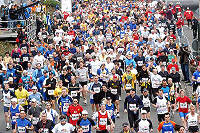 Gedränge beim Start