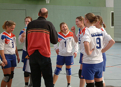 Auszeit: der Trainer hat das Wort